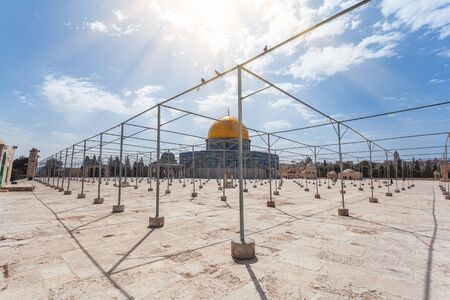 Dome of the Rock, Jerusalem, Israelの写真素材