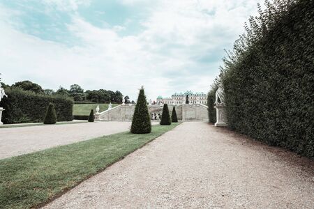 Vienna, Austria. Upper Belvedere Palace.のeditorial素材