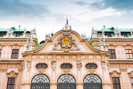 Vienna, Austria. Upper Belvedere Palace.のeditorial素材