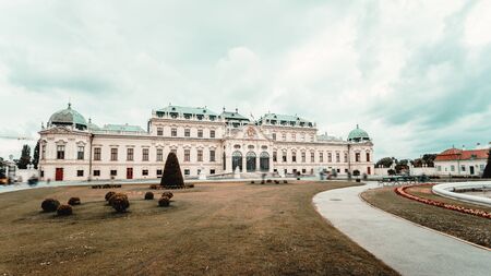 Vienna, Austria. Upper Belvedere Palace.のeditorial素材