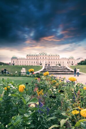 Vienna, Austria. Upper Belvedere Palace.のeditorial素材