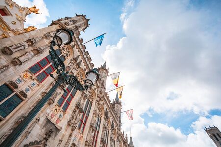 City Hall of Bruges, Belgium.の写真素材