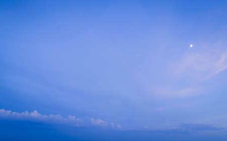Sunset sky with multicolor cloudsの写真素材