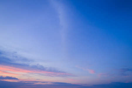 Sunset sky with multicolor cloudsの写真素材
