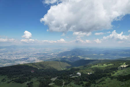 View at Vitosha Mountain. Near Sofia, Bulgaria
