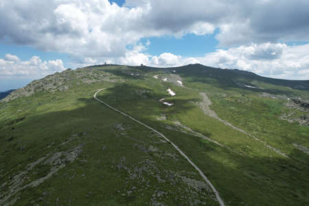 View at Vitosha Mountain. Near Sofia, Bulgariaの写真素材