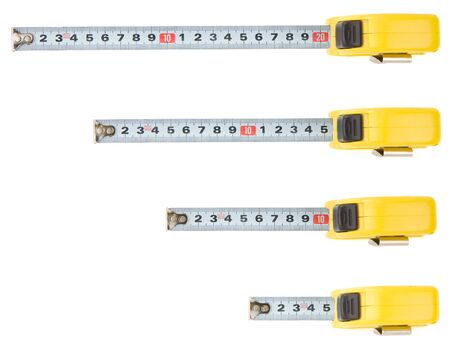 tape measure isolated on white background