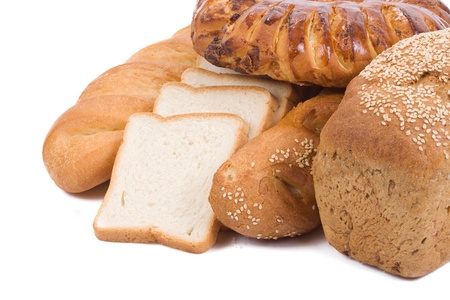 isolated set of bakery productsの写真素材