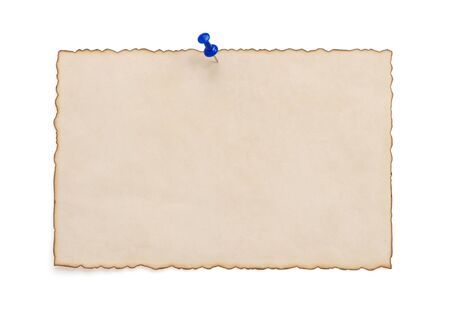 paper vintage parchment isolated on white background