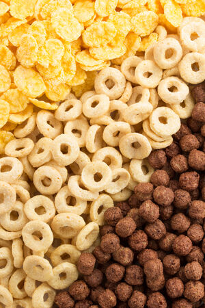 cereal mix as background textureの写真素材