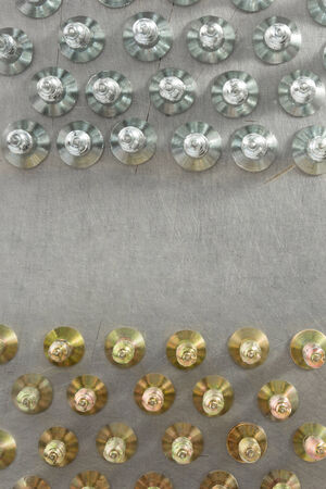 screws tool at metal background texture