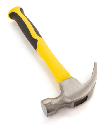 hammer tool isolated on white backgroundの写真素材