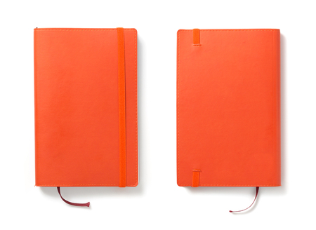 notebook isolated at white backgroundの写真素材