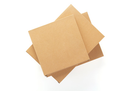 cardboard box isolated on white background texture