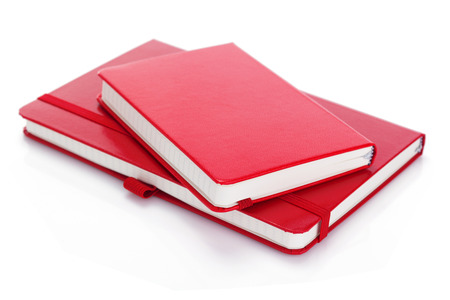 Notebook isolated at whiteの写真素材