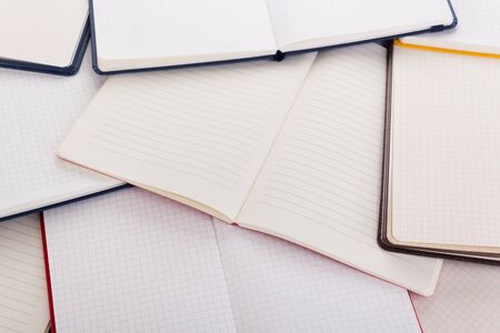 notepad or notebook paper as  background, top view