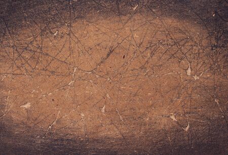 scratched wooden board background as texture surfaceの写真素材
