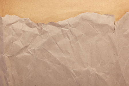 wrinkled or crumpled paper as background textureの写真素材