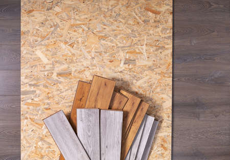 Laminate floor on wood texture.の写真素材