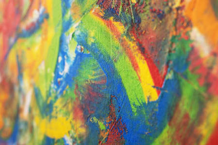 Abstract oil painting