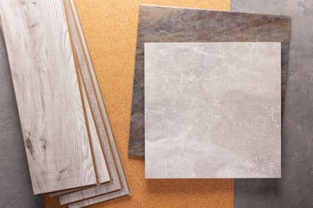 Laminate wood floor background texture. Wooden laminate with copy spaceの写真素材