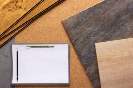 Laminate wood floor background texture. Wooden laminate with copy spaceの写真素材