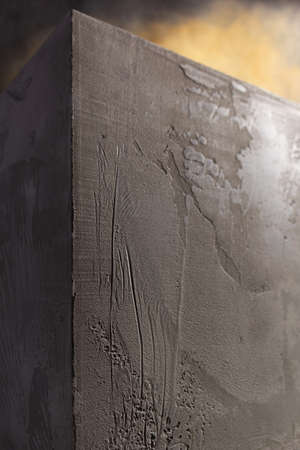 Concrete cube or cement block as abstract background texture. Art or construction conceptの写真素材