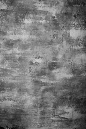 Abstract grey painted wall background texture . Concrete or cement surface of putty wall with copy spaceの写真素材