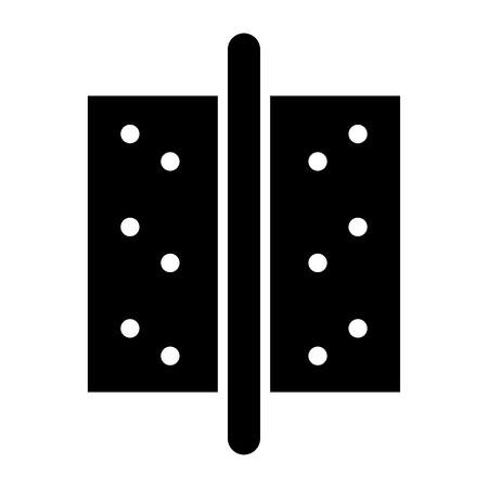 Accesories for door  it is the black color icon .のイラスト素材