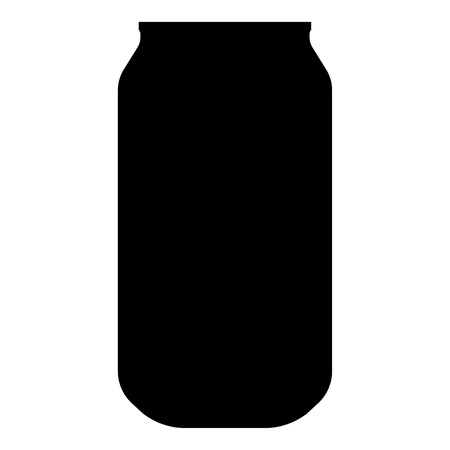 Can it is the black color icon .のイラスト素材