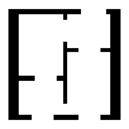 Flat project appartment  it is the black color icon .のイラスト素材