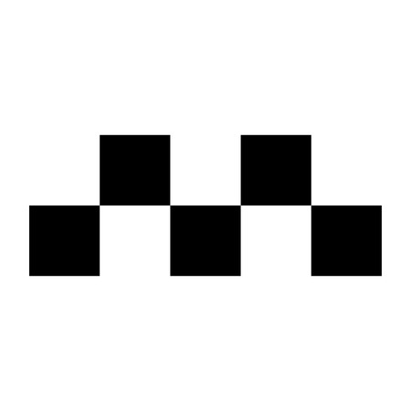 Taxi symbol  it is the black color icon .のイラスト素材