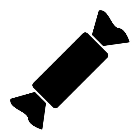 Candy it is the black color icon .のイラスト素材