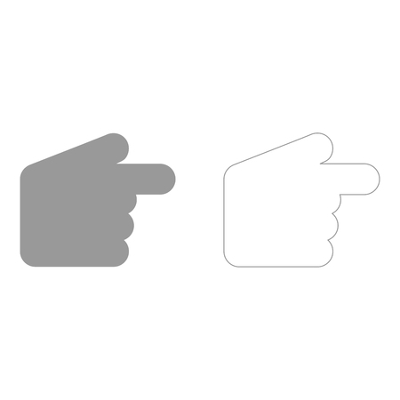 Pointer hand  set  icon .のイラスト素材