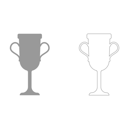 Trophy cup  set  icon .のイラスト素材