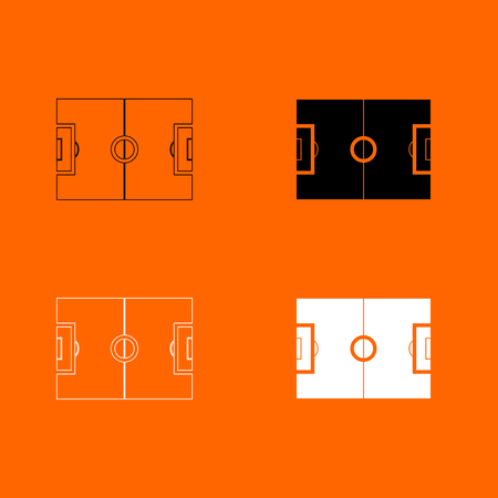 Soccer field icon .のイラスト素材