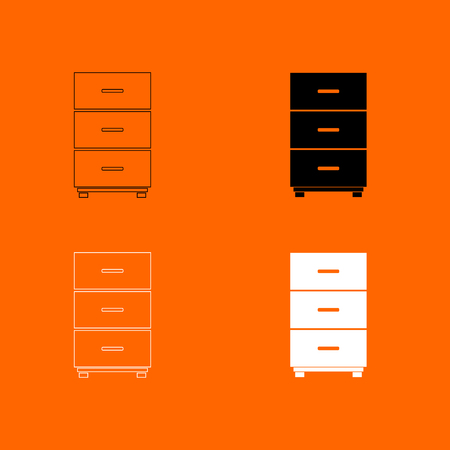 Cabinet icon .のイラスト素材