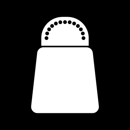 Salt and pepper it is white color icon .のイラスト素材