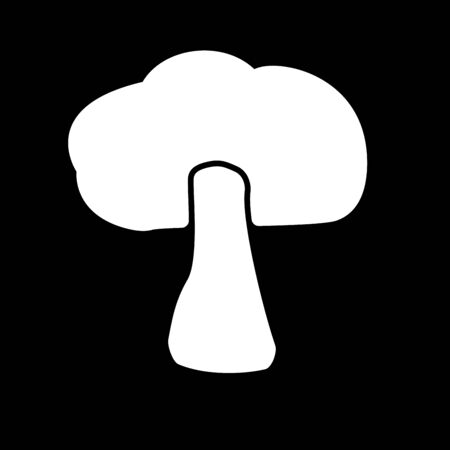 Explosion it is white color icon .のイラスト素材