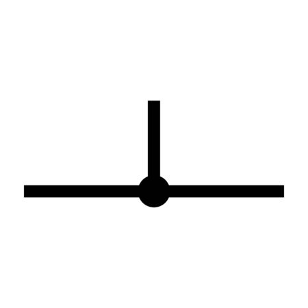 Location network segment it is black color icon .のイラスト素材