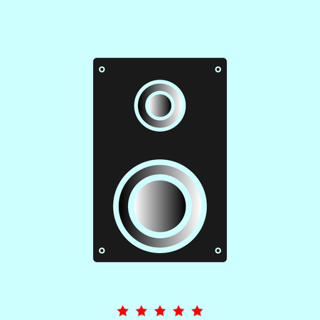 Loud speaker  set  it is color icon . Simple style .のイラスト素材