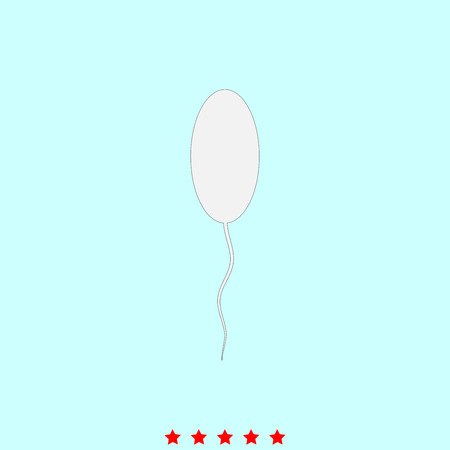 Sperm  simple style icon.のイラスト素材