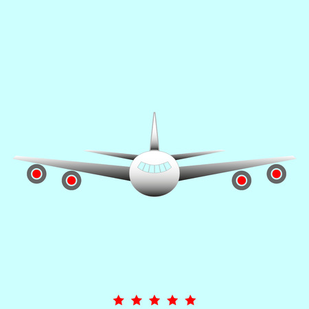 Airplane simple style icon.のイラスト素材