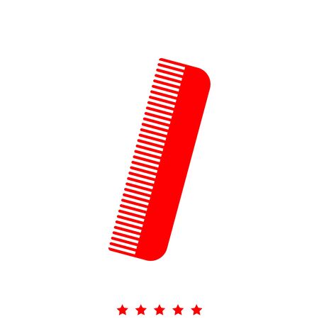 Comb it is icon . Flat style .のイラスト素材