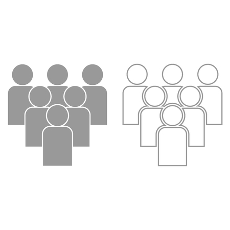 Working together team concept it is black icon . Simple style.のイラスト素材