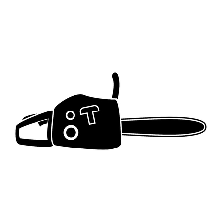 Petrol powered sawのイラスト素材