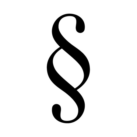 Paragraph symbol it is black icon . Flat styleのイラスト素材