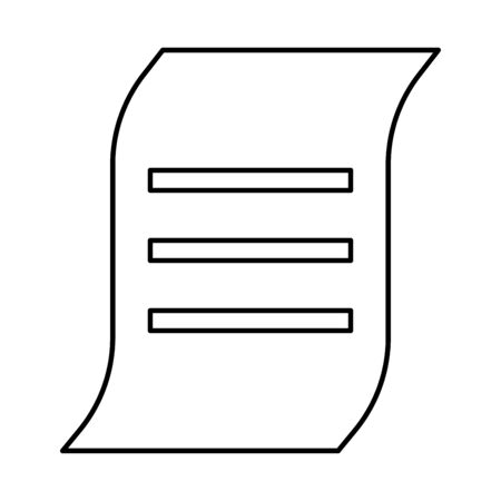 Document black icon .のイラスト素材
