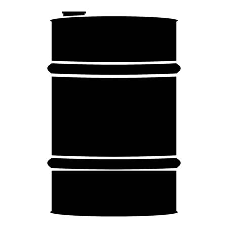 Oil baller icon black color vector illustration flat style simple imageのイラスト素材