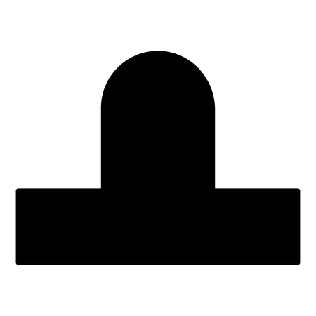 Bit aero hockey icon black color vector illustration flat style simple imageのイラスト素材